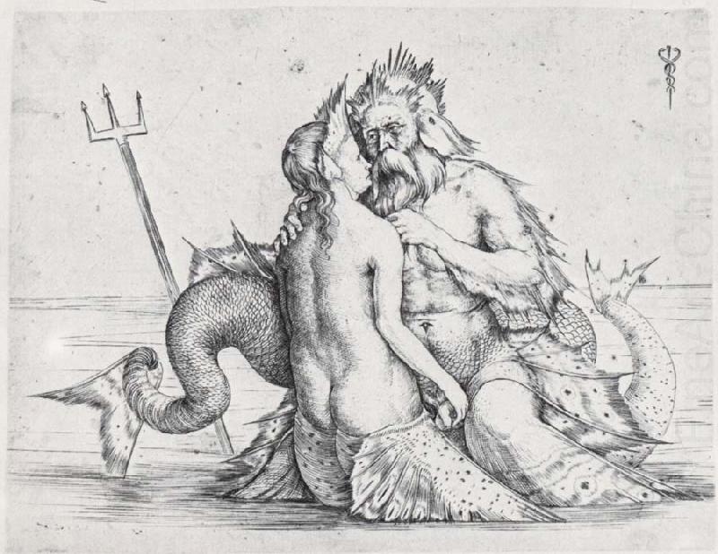 Triton and Nereid, Jacopo de Barbari